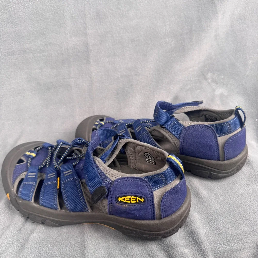 Keen Newport H2 Blue Yellow‎ Waterproof Hiking Sandals Mens 6 Womens 8 1009962